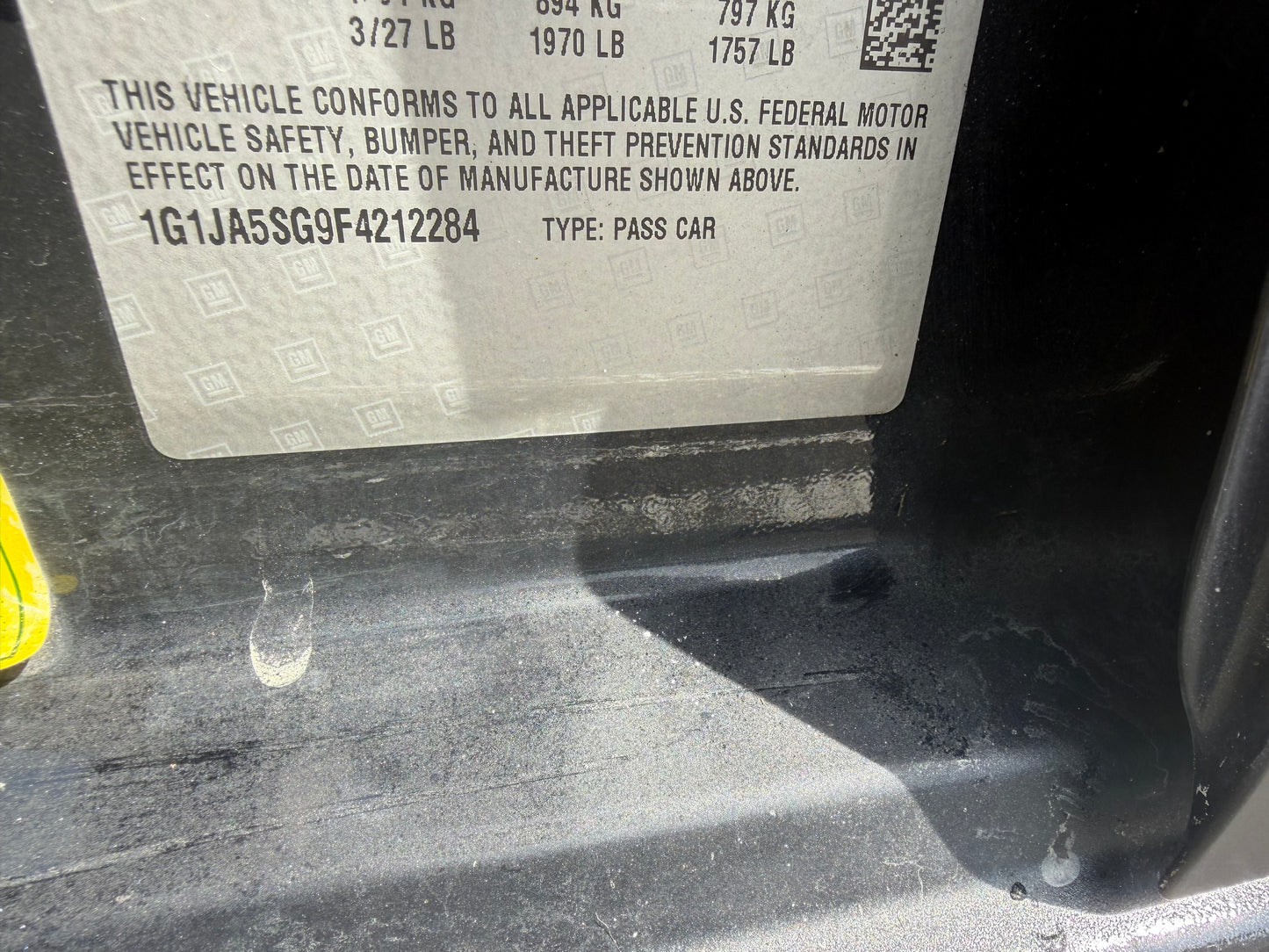 2015 Chevrolet Sonic 50k miles