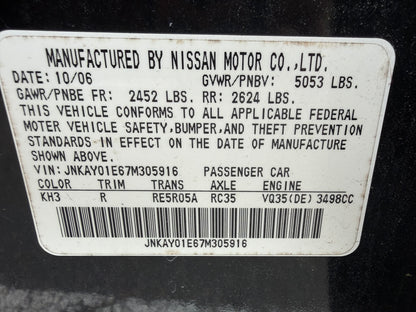 2007 Infinity M35 -