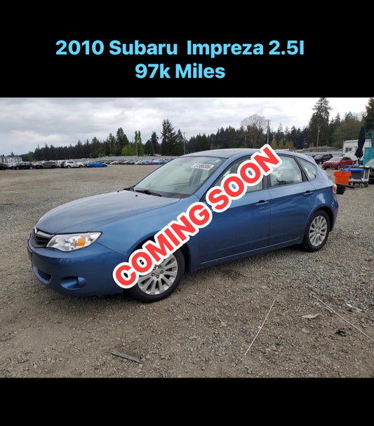 2010 Subaru Impreza 2.5I Premium